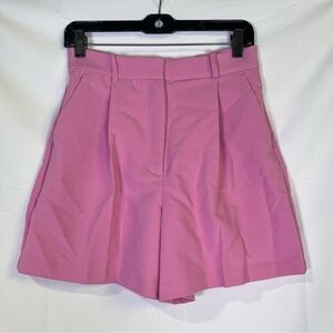 Abercrombie & Fitch Shorts Womens‎ Size S Pink Pleated High Waist  Preppy